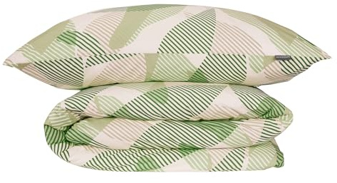 Schiesser Bettwäscheset Lea - Renforcé - 2-teilig - 135 x 200 cm - Grün