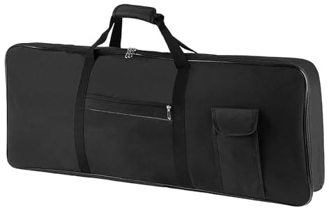 JWQFBC 76 Tasten Klaviertastatur Tasche, Wasserdicht, Verdickt, 47,24 X 15,75 X 5,12 Zoll, Keyboard Gigbag, Keyboard Tasche für Reisen Im Musikstudio