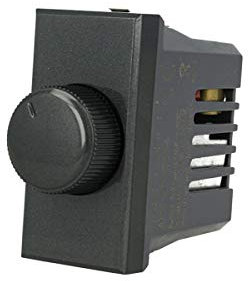Regolatore Dimmer A Manopola 220V, Compatibile Con Bticino Axolute (Nero)