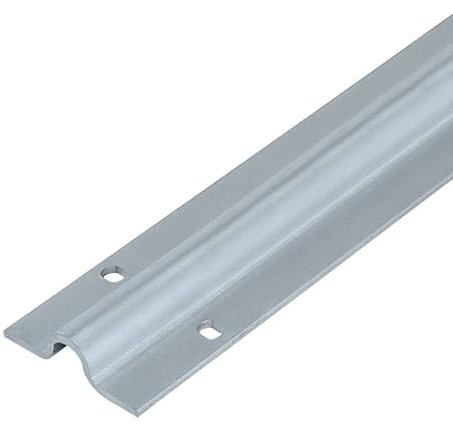 Metalideal | Rail De Portail À Visser Gorge Ronde 16 mm - Longueur 3 Mètres