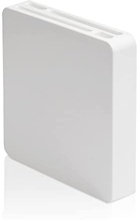 Bloque de cuchillos universal con 4 ranuras, soporte de cuchillo blanco montado en la pared, organizador de soporte de almacenamiento de cuchillos de cocina