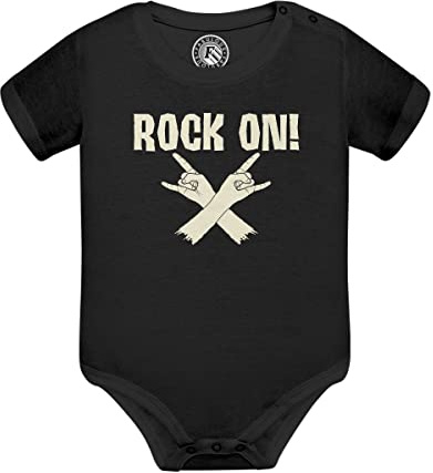 Fabulous Body Baby Kortärmad Rock On Musiker Musiker Bas Gitarr Metall