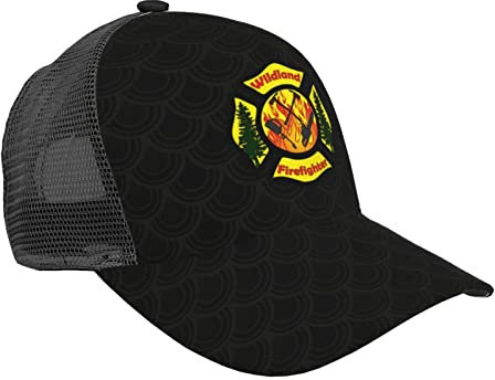 716 Baseballkappe Wildland Firefighter Malteserkreuz Baseball Mützen Verstellbare Trucker Cap Cool Dad Hat Für Athletic Wandern Ausflug