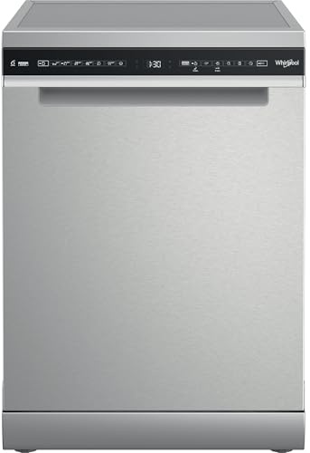 Whirlpool W7F HS41 X Lavastoviglie a Libera Installazione, 15 Coperti, Classe C Inox