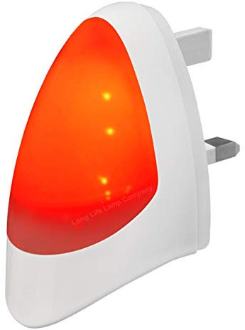 Night Light Kids Plug in Wall Automatic Sensor, LED Night Light Dusk to Dawn (Red)