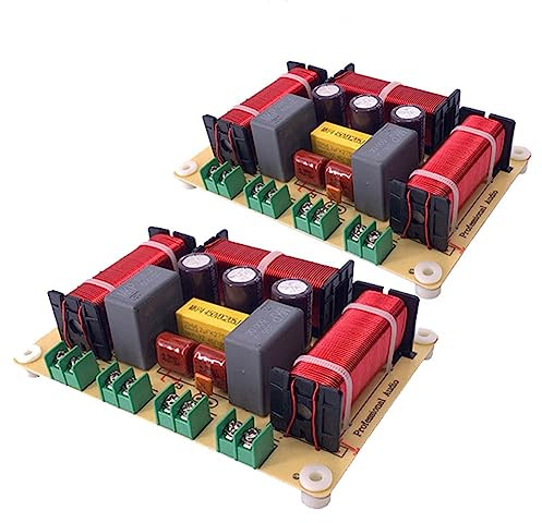 TsoLay 2 unidades 200 W 4 vías altavoz alto bajo divisor de frecuencias en casa Cinema HiFi Estéreo Circuito Audio Filtros cruzados