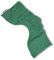 Franzis Nähstube Spelt Pillow, Neck Pillow, Checked Green, 100% Cotton, Grain Pillow, for Tension or Shoulder and Neck Pain