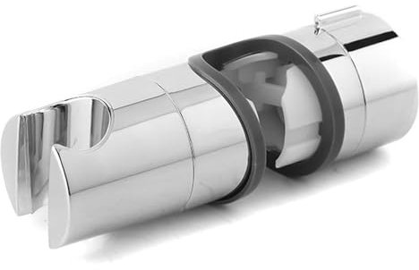 Supporto Regolabile per Doccia, per Asta Scorrimento, Universale da 18-25 mm, Braccia di Montaggio per Testa doccia, Pinza Scorrimento, Sostituzione per Bagno, Supporto Rotazione 360°