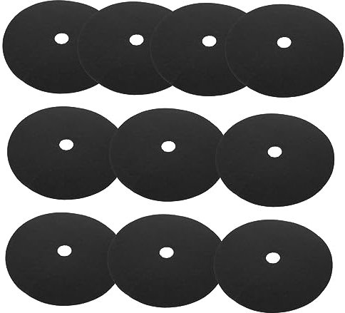 YARNOW Anillos De Protección para Raíces De Plantas Tejido Barrera Negro 32cm Cubierta De Plantación Jardín Mantillo Control Paisajismo Biodegradable Reutilizable