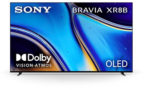 Sony 77 Inch OLED 4K Ultra HD TV BRAVIA XR8B Smart Google TV with Dolby Vision HDR and Exclusive Features for PlayStation® 5 (K-77XR8B)