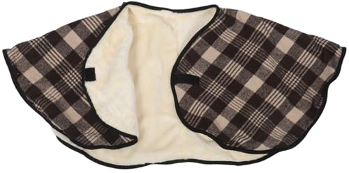 Gatuida Manta Chal para Silla de Ruedas a Prueba de Viento Capa Cálida Desmontable para Hombros y Espalda Accesorio Térmico para Personas Mayores en Invierno Cobertura Protectora