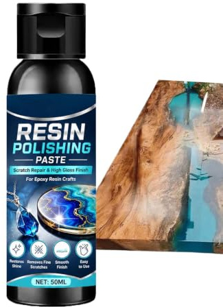 Epoxipoleringspasta 50 milliliter Multifunktionell och Lättviktig Formula | Pasta för Borttagning av på Hartsytor För Utomhus Gör-Det-Själv-Projekt Glas Och Inomhusbruk