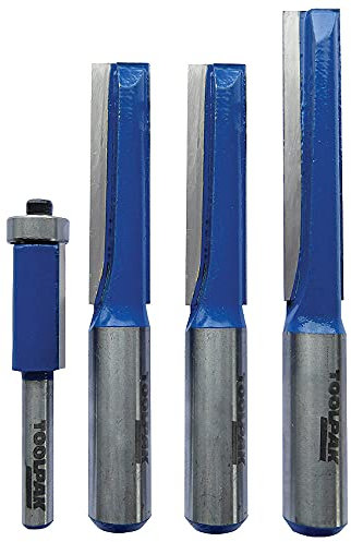 Kitchen Fitters Router Bit Set 4 Piece