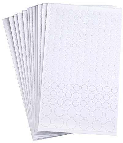 Outus 12 Sheets Foam Round Dots Double -Sided Adhesive 3D Craft Foam Tape for DIY Handmade Crafts,Card Making or Office Supplies,2376 Pieces,3 Sizes