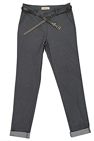 JOPHY & CO. Pantalón elástico para Mujer Chino con cinturón (cód. 3008)