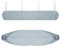 SPORTARC Auvent de jardin ou de terrasse - Housse de protection contre les intempéries - Sac de rangement imperméable pour l'hiver - Housse de protection contre la poussière pour auvent manuel