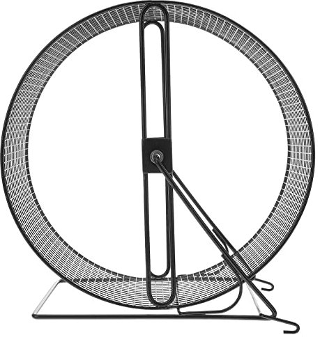 ibasenice Hamster Cage Hamster Cage Rad Drahtgeflecht Rad laufrad Spielzeug mit Halterung Stummlaufrad für Eichh?rnchen Kleintiere Toys Ratten Rad