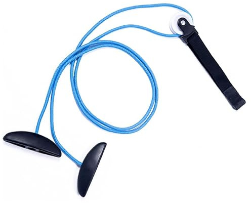 Physiotherapy Shoulder Pulley Elastic Shoulder Pulley Trainer Lightweight Shoulder Pulley over the Door Physiotherapy Pulley Rope Exerciser for Exercise and Injury Prevention and Rehabilitation(Blue)