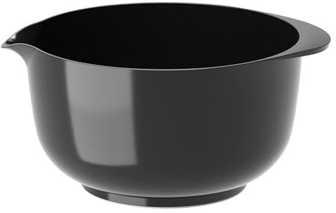 Rosti Margrethe Rührschüssel 4 Liter, Bruchsichere Schüssel, Backschüssel, Hefeteigschüssel mit gutem Griff, Teigschüssel aus Recycelbarem Kunststoff, Carbon Black (Schwarz)