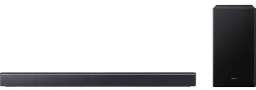 SAMSUNG HW-B460GF B-Series - Soundbar a 2.1 canali, per TV, altoparlante TV con subwoofer wireless da 6,5, modalità gioco, suono adattivo, modalità bass boost, audio virtuale surround