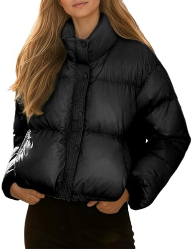 Chaqueta Mujer Plumifero Mujer Chaqueta Encerada De Invierno Casacos Senhora Plumífero Chaquetas De Plumas Plumas Negro Entretiempo Ligeros Acolchada Ligera Ultraligera Abrigo Acolchado Plumon