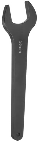 QUARKZMAN Llave De Boca Fija Individual 56mm Métrica Ángulo De 15 Grados Con Desviación En Forma De U Llave De Boca Pequeña De Cabeza Plana Con Acabado Ennegrecido Y Vástago De Muebles