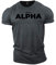 GYMTIER Alpha - Bodybuilding-T - Shirt | Herren Fitness T-Shirt Muskelshirt Trainingsbekleidung