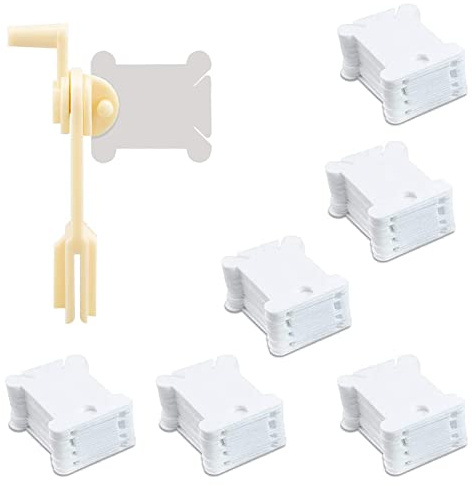 120Pcs Bobine Plaque de Fil en Plastique Point de Croix Bobines