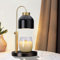 grandis home Electric Candle Warmer Lamp, Dimmable & Timer Electric Candle Wax Melt Burner Lamp UK, Bedside Lamp and Black White Candle Warmer Melter Lamp Burners UK