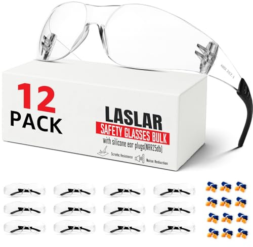 Skyddsglasögon Ansi Z87.1 genomskinliga skyddsglasögon bulk slagtåliga linser skyddande glasögon för män kvinnor