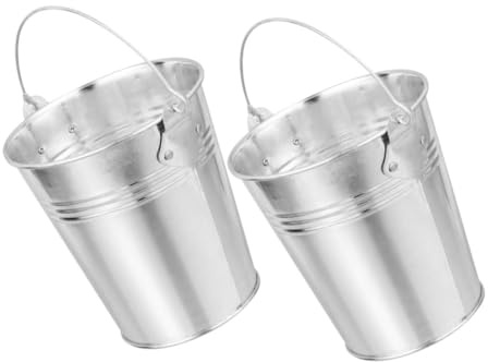 HIAKDOFT 2pezzi Secchio Grasso per Barbecue Contenitore Olio Resistenti e Compatti per Grigliate all Aperto e Picnic Facili da Pulire e Conservare