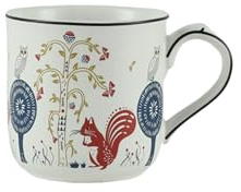 London Pottery Plates and Bowls Sets, Kitchen Dinner Set Ceramic Dishware Dishes Set, Tea Service for Women TeaParty Family Gathering Home Décor (Squirrel, Mug, 250ml)