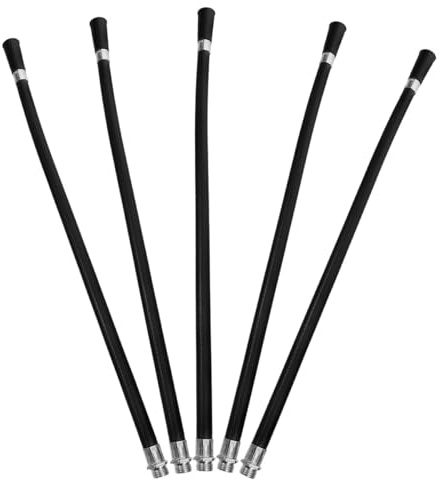 BUTIFULSIC Tubo Flessibile per Estintore Accessori Ugello Esterno Set da 5 Pezzi Design Portatile in Gomma per Uso Antincendio Domestico