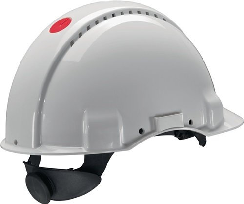 3M Casco de protección EN397 G3000N Blanco ABS ventilado Banda para el Sudor