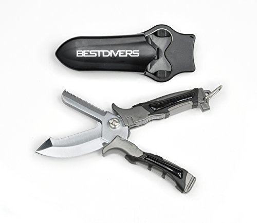 Best Divers Professional Sk21 Klinge 9 cm Schere/Messer