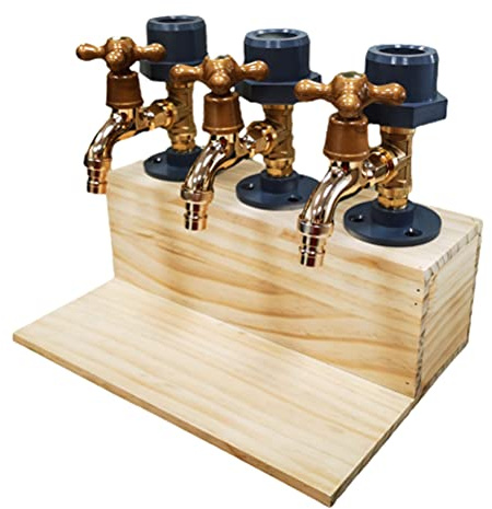 Tianbi 2021 distributore di legno whisky festa del papà Triple liquore alcool whisky dispenser legno rubinetto forma versatore festa cena bar e bevande stazione