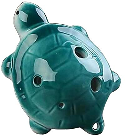 TOSSPER 6 Agujero Ocarina Tortuga En Forma De Ocarina Instrumento De Música Ocarina Energía Master Master para Principiante Profesional Ejecutante