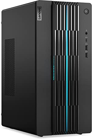 Lenovo Ideacentre Gaming 5 17ACN7 - Ordinateur de Bureau (AMD Ryzen 5 5600G, 8Go RAM, 512Go SSD, NVIDIA GeForce RTX 3050-8Go, Windows 11 Home) Clavier AZERTY (Français) et Souris USB - Noir