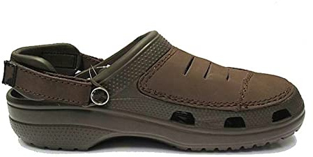 Hausschuhe Damen mann Clogs Sandalen Casual Sommer Schuhe Slipper mann Freizeit Flip Flops Kuh Leder Sandalen Licht Strand Schuhe Yukon Sport Hausschuhe Herren ( Color : Dark Brown , Size :