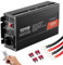 VEVOR Wechselrichter mit Reiner Sinuswelle 1000W DC 12V AC 230V Spannungswandler mit 2 AC-Steckdosen 2 USB-Anschlüssen 1 Typ-C-Anschluss Fernbedienung für kleine Heimgeräte wie Smartphone-Laptop