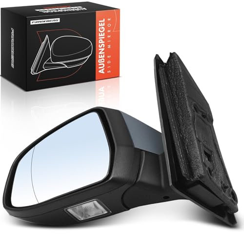 Frankberg Elektrisch Aussenspiegel Außenspiegel Links 8-polig &-Beheizbar &-Vorfeldausleuchtung &-Blinklicht Kompatibel mit Focus III 2010-2020 Replace# 1750343