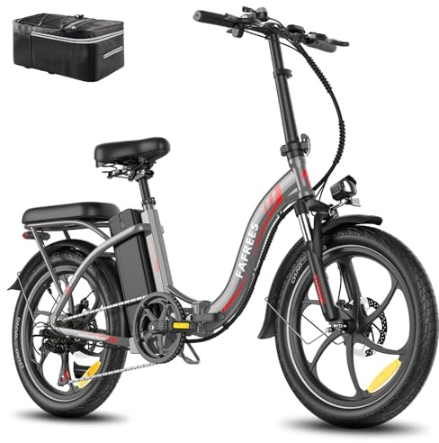 2025 Fafrees F20 E-cykel hopfällbar cykel 20 tum för vuxna [Offiell] män Ebike kvinnor 20 AH/720 Wh batteri, elcykel 250 W, Ebike Fatbike 140 kg, E mountainbike 25 km/h, vikbar elektrisk cykel 20°
