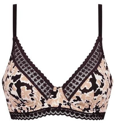 DIM Femme - Soutien-Gorge Daily Micro C/A Foulard – x1 | Microfibre Douce | Forme Triangle Moderne | Maintien Invisible | Finition Dentelle Plate