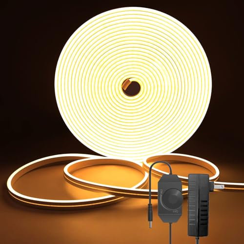 JINTYOUNG Led Strip Light 10m - 10M Dimmable led Rope Light, 24V IP65 Outdoor led Strip Lights Waterproof,Flexible Rope Lights for Home Decor