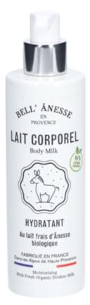 Bell Ânesse Provence Lait Corporel au Lait d’Ânesse Bio – Soin Hydratant & Nourrissant – Peaux Sèches et Sensibles – Lot de 1