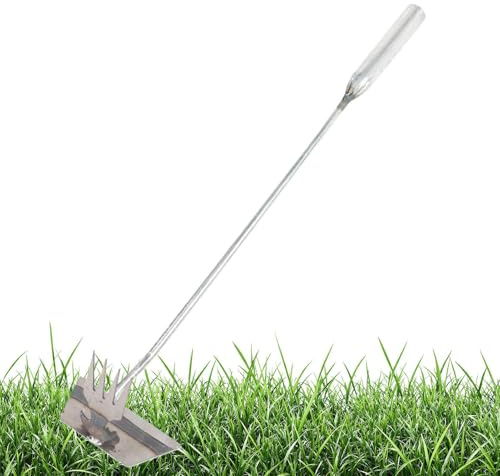 FxaumsGxuk Estirpatore per Erbacce Manuale - Ad Alta Resistenza Per Piantumazione E Scavo - Estirpatore in Acciaio Inossidabile - Per Estirpare Cardo Gramigna Ortaggi da Prato Cortile Giardino
