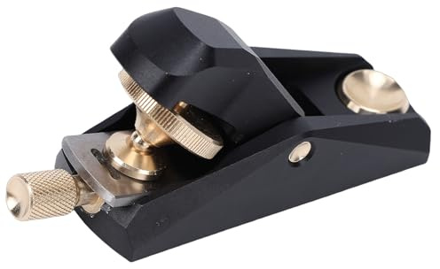 ANGGREK Rabot à Bloc à Angle Bas, Raboteuse à Main en Alliage d'aluminium, Angle de 33 ° pour l'artisanat du Bois et du Cuir, Tête de Rabotage de 22 Mm pour la Fabrication de Modèles