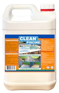 Clean Piscine SBIANCA/ELIMINA LA RUGGINE 5L - Prodotto antiruggine, anticalcare e sbiancante per piscine. Elimina la ruggine da pietre, bordi piscina e acciaio inossidabile. Elimina il calcare