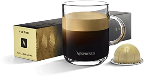 Nespresso Vertuo Line Vanilla Custard Pie saborizado 1 sobre de 10 cápsulas