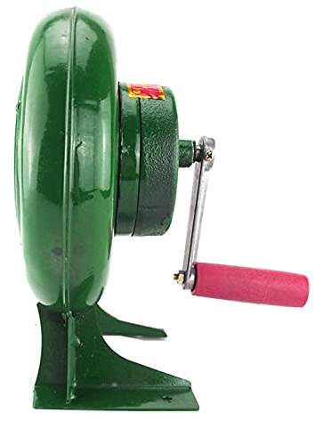 DBGA Soffiatore per Forgia a Carbone, Blower Ventilatore per Barbecue, Soffiatore d'Aria Manuale per Barbecue per La Cottura in Campeggio